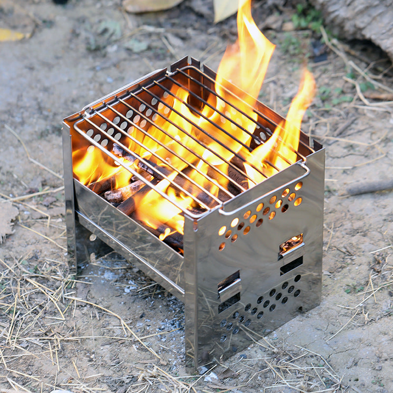 Camping Grill Edelstahl – Faltbar