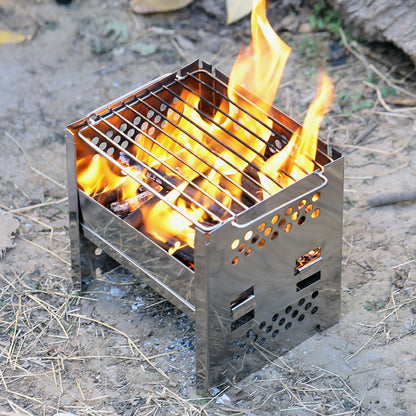 Camping Grill Edelstahl – Faltbar