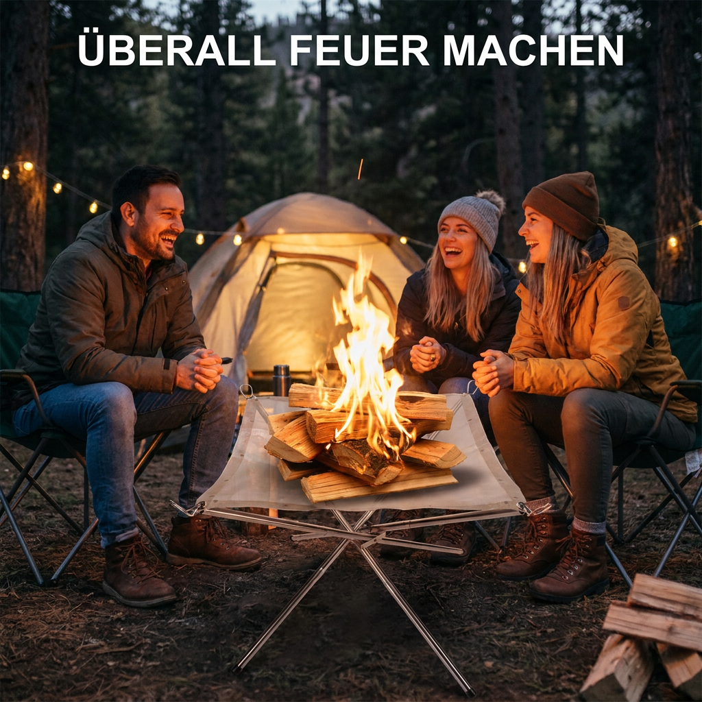 Faltbare Feuerstelle