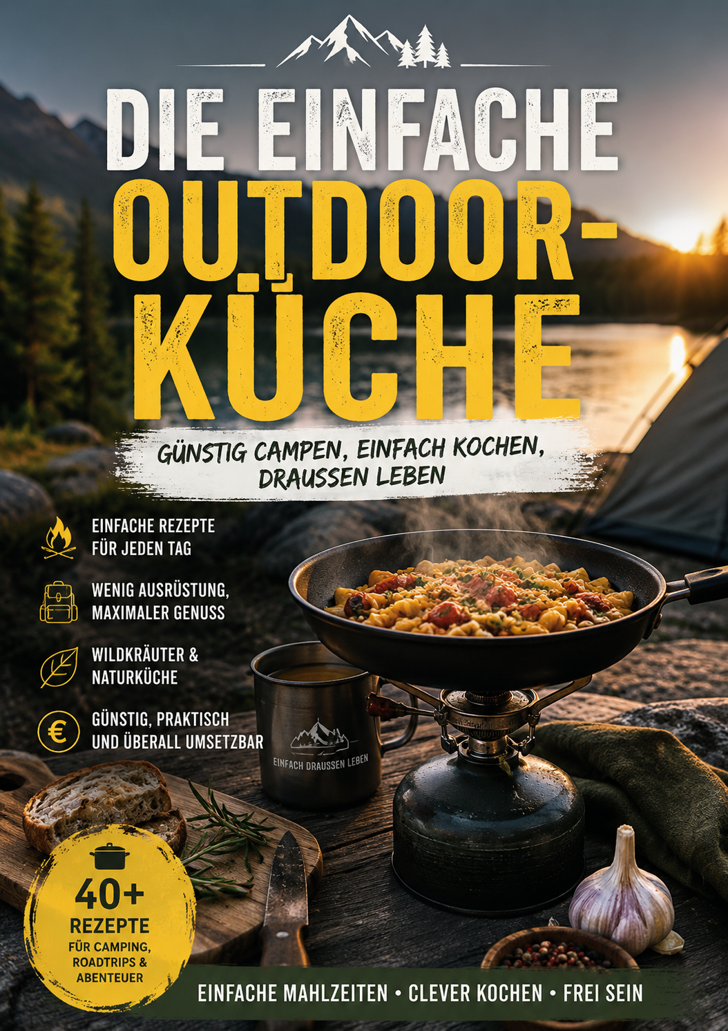 Outdoor Kochbuch - Einmal kaufen. Für immer nutzen.