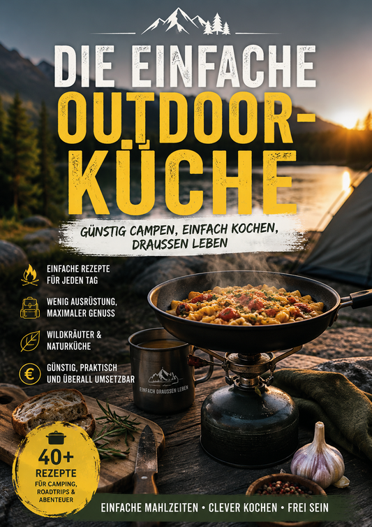 Outdoor Kochbuch - Einmal kaufen. Für immer nutzen.
