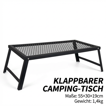 Klappbarer Grillrost für Lagerfeuer