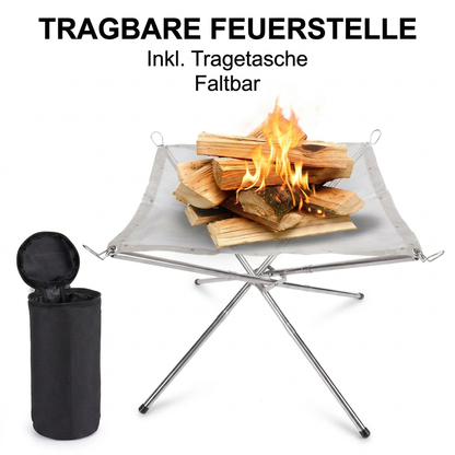 Faltbare Feuerstelle