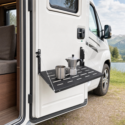 Hecktür Campingtisch