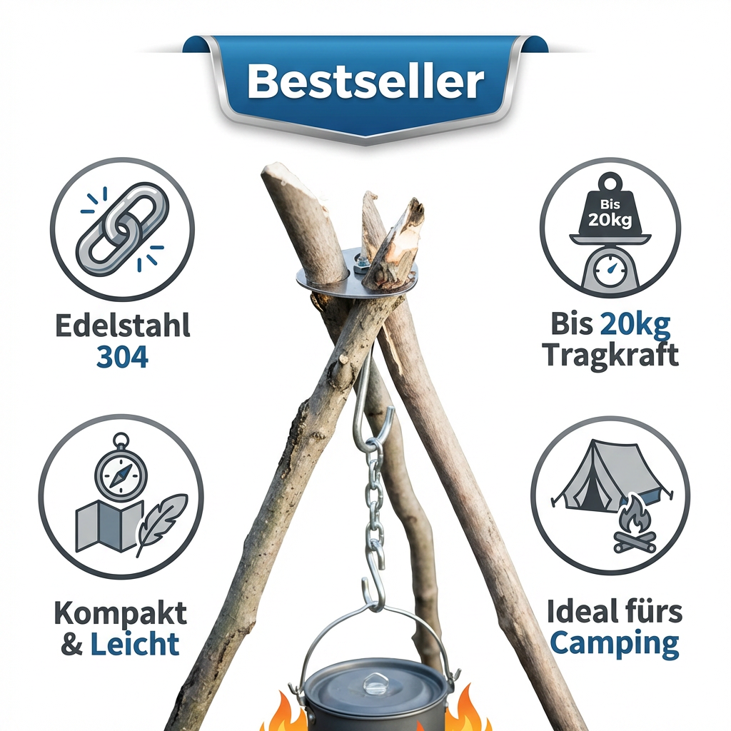 Dreibein-Halterung